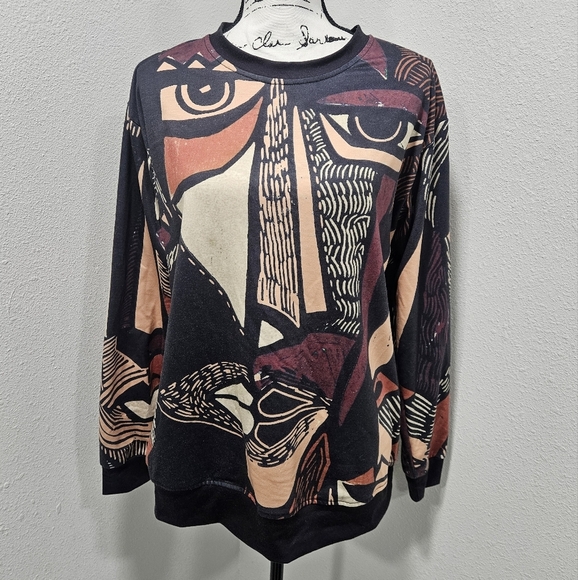 Pixie Lady abstract sweatshirt - Picture 1 of 5